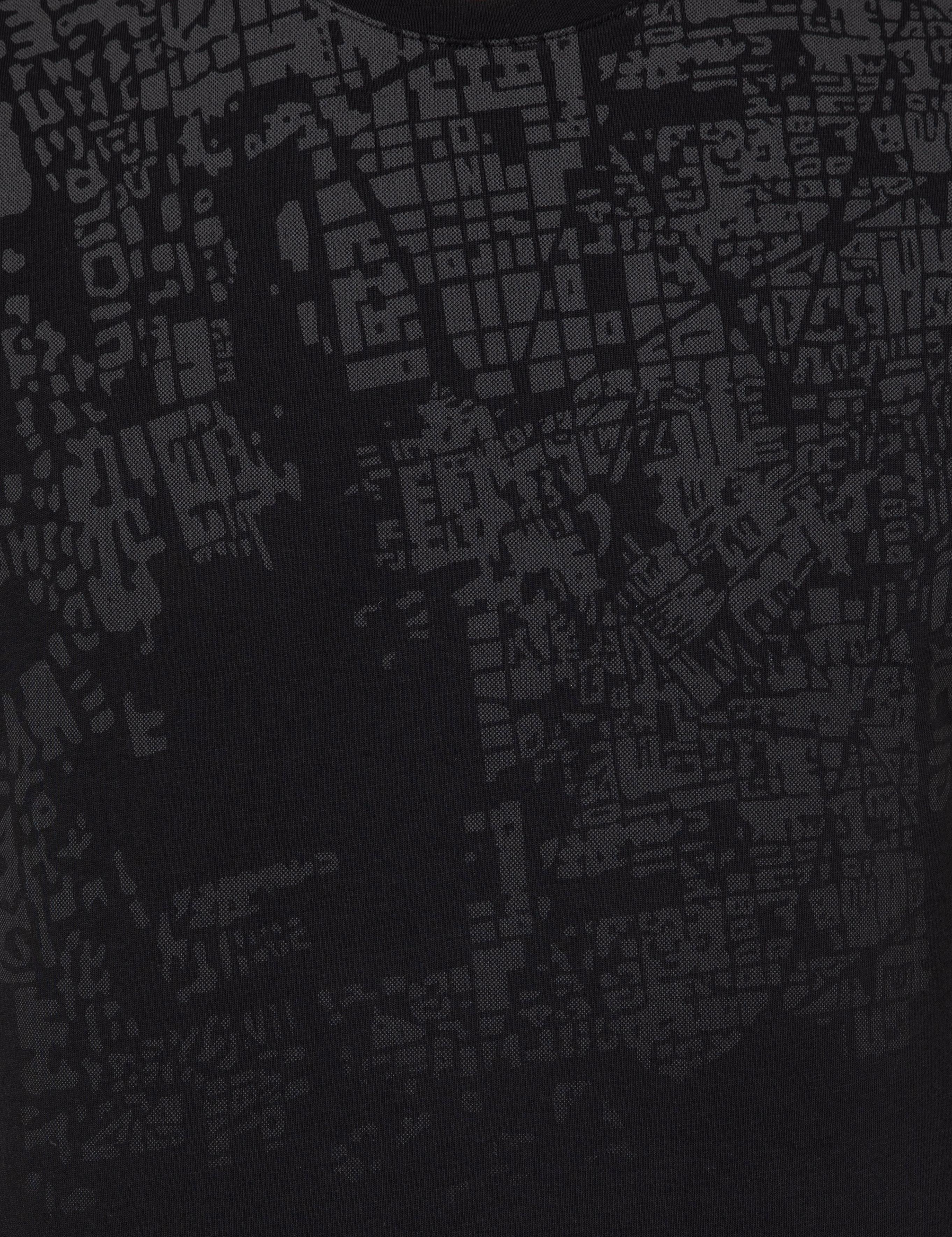 Siyah Slim Fit Bisiklet Yaka Tişört