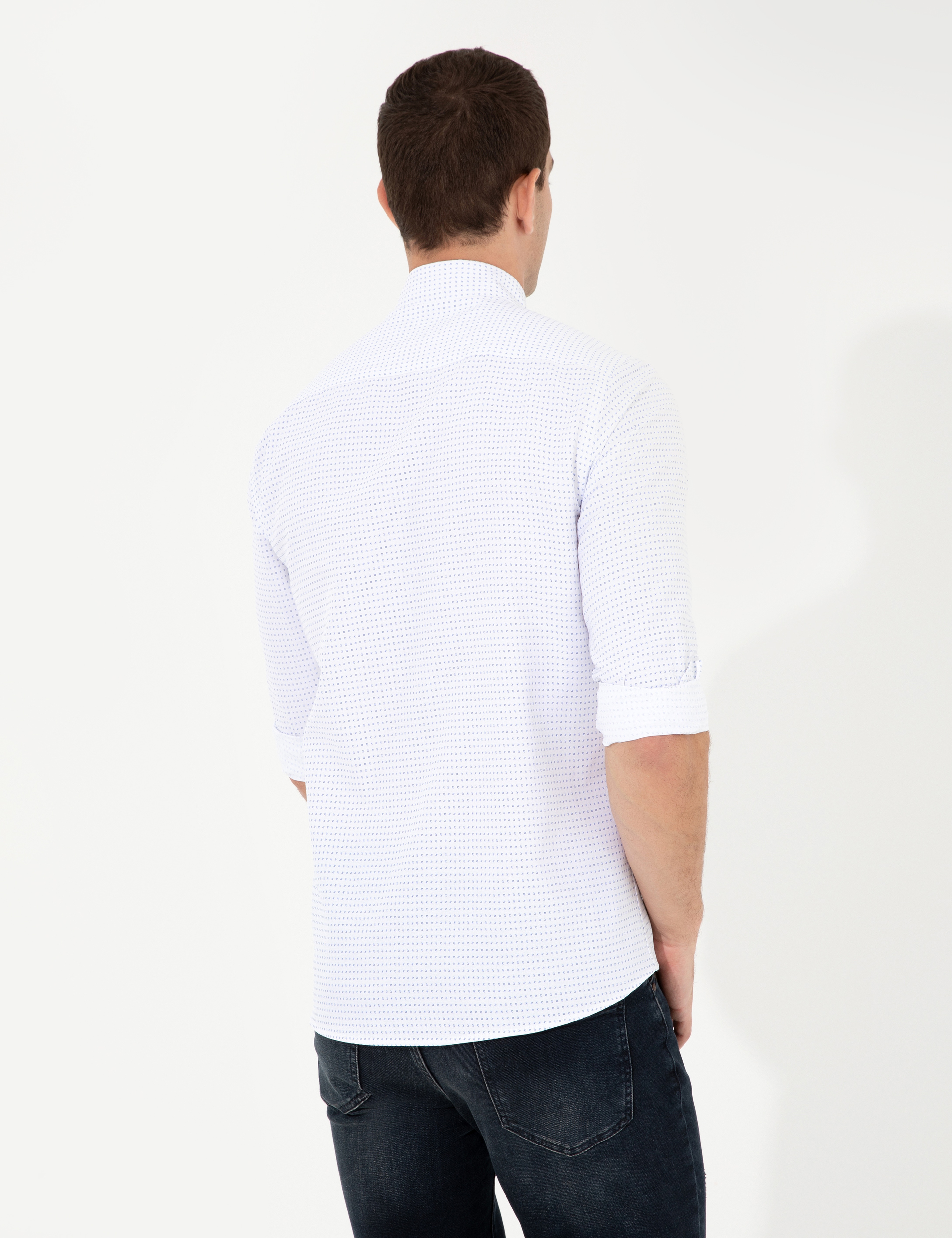 Saks Slim Fit Uzun Kollu Gömlek