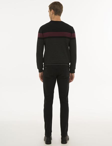 Siyah Slim Fit Denim Pantolon - 50234207017