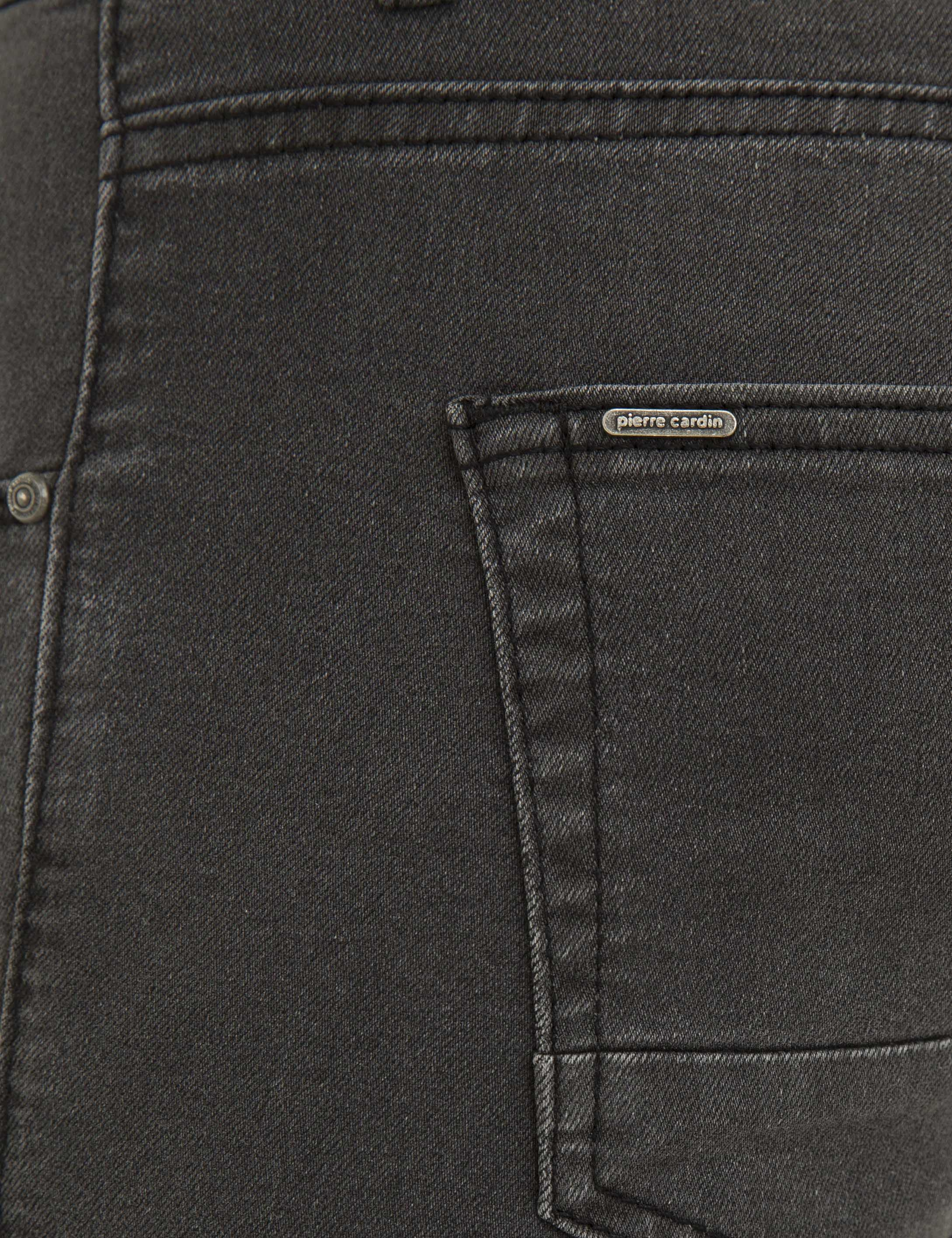 Antrasit Slim Fit Denim Pantolon - Image 4