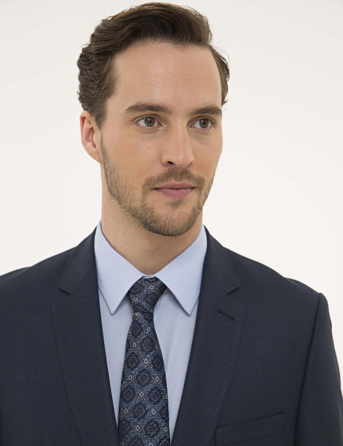 Açık Lacivert Slim Fit Takım Elbise - 50229853020