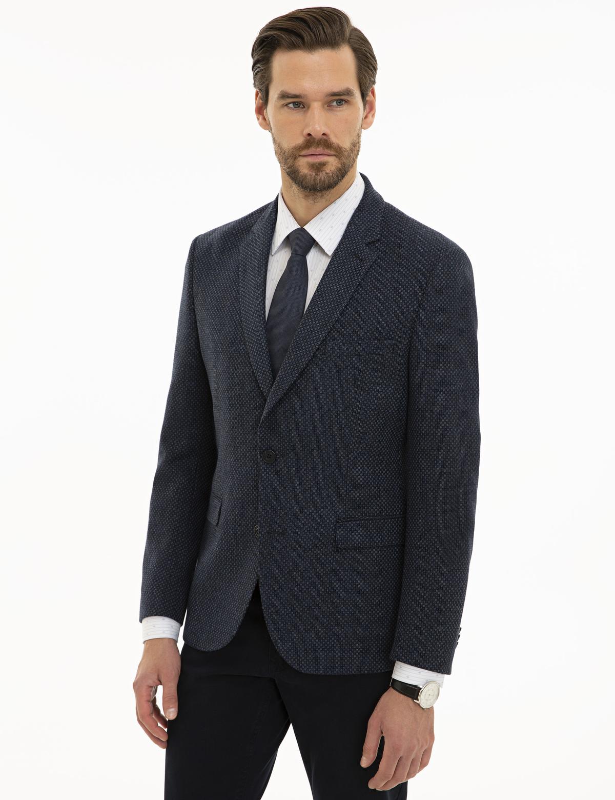 Lacivert Slim Fit Ceket - 50226176020