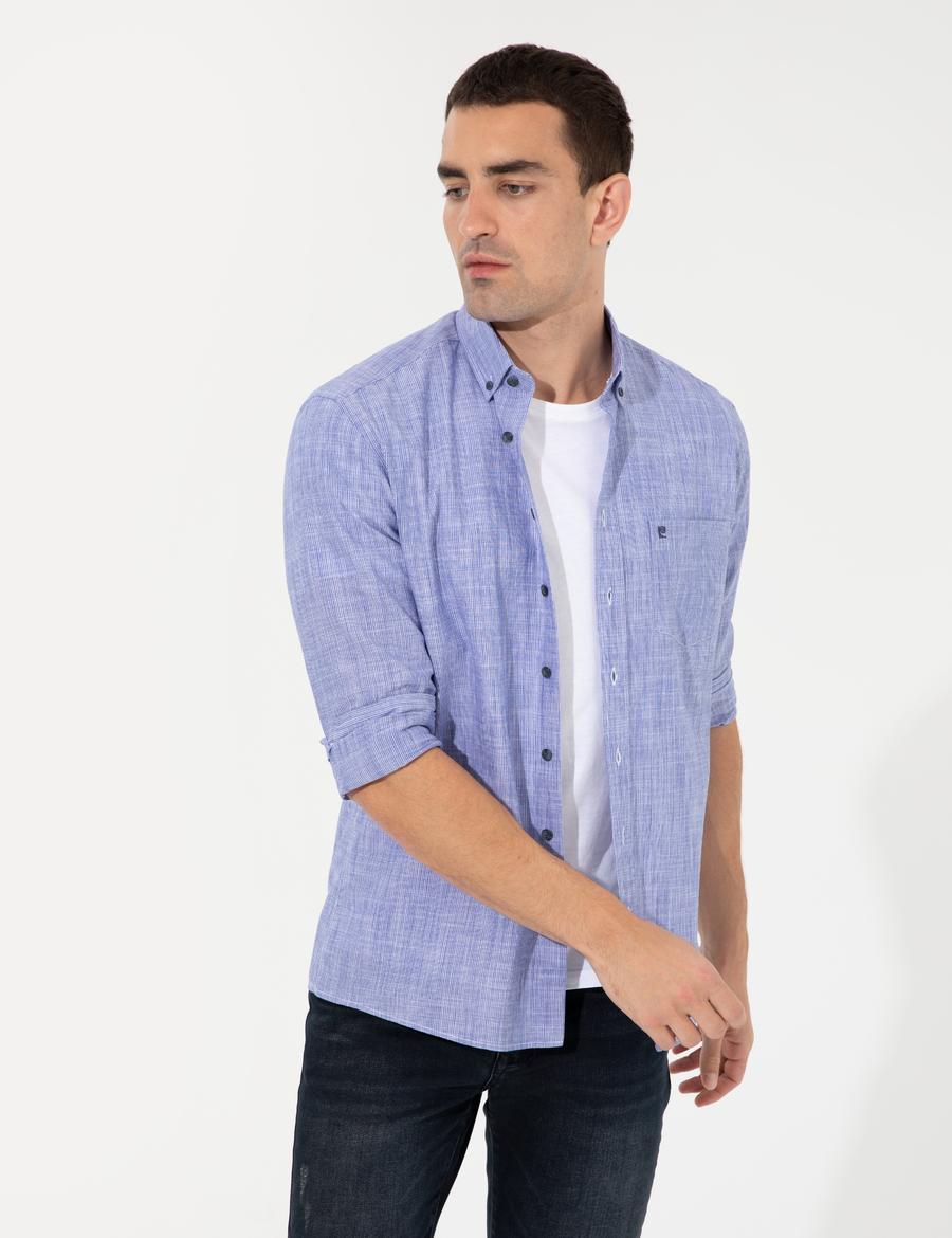 Saks Regular Fit Uzun Kollu Gömlek