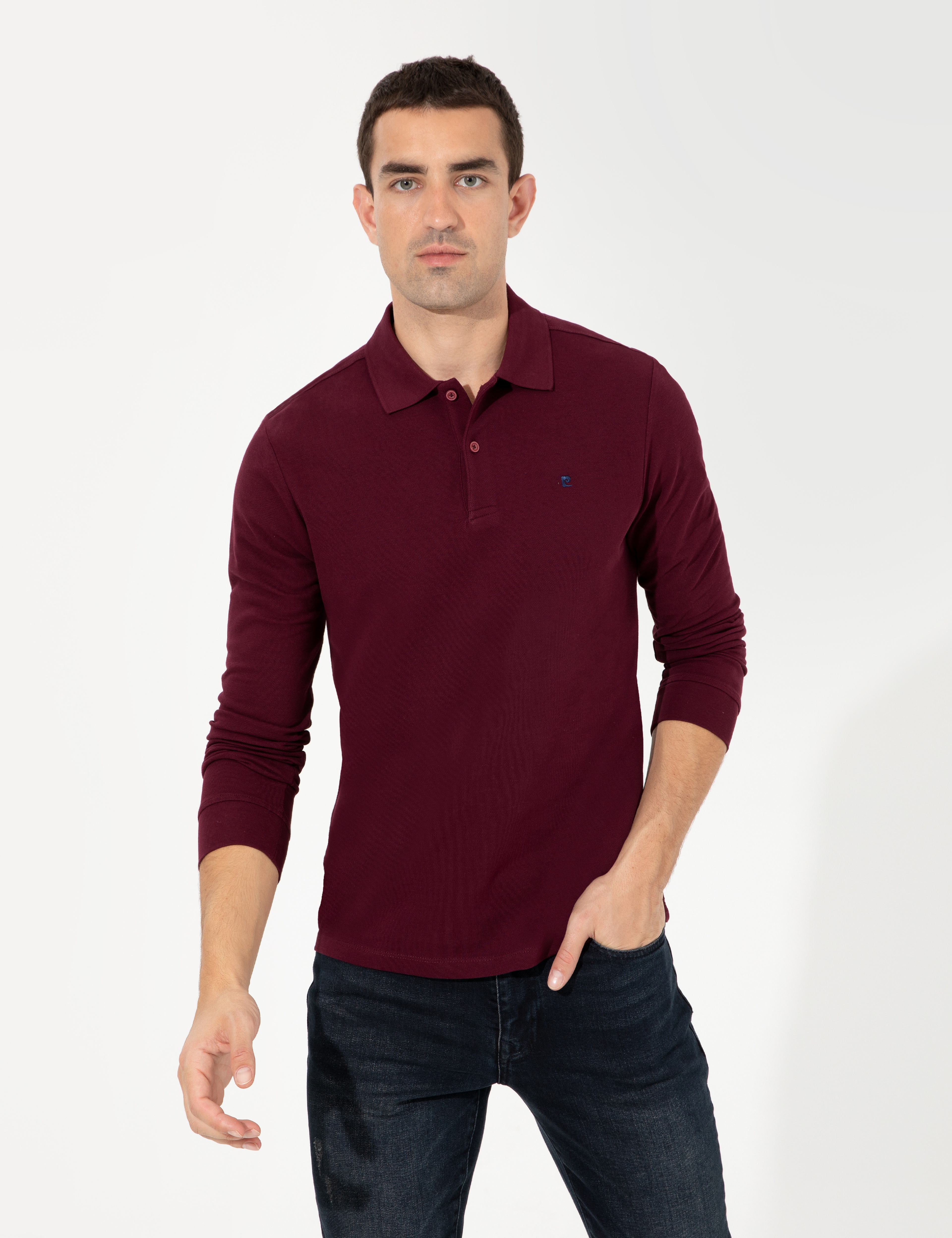 Bordo Slim Fit Basic Sweatshirt - Image 3