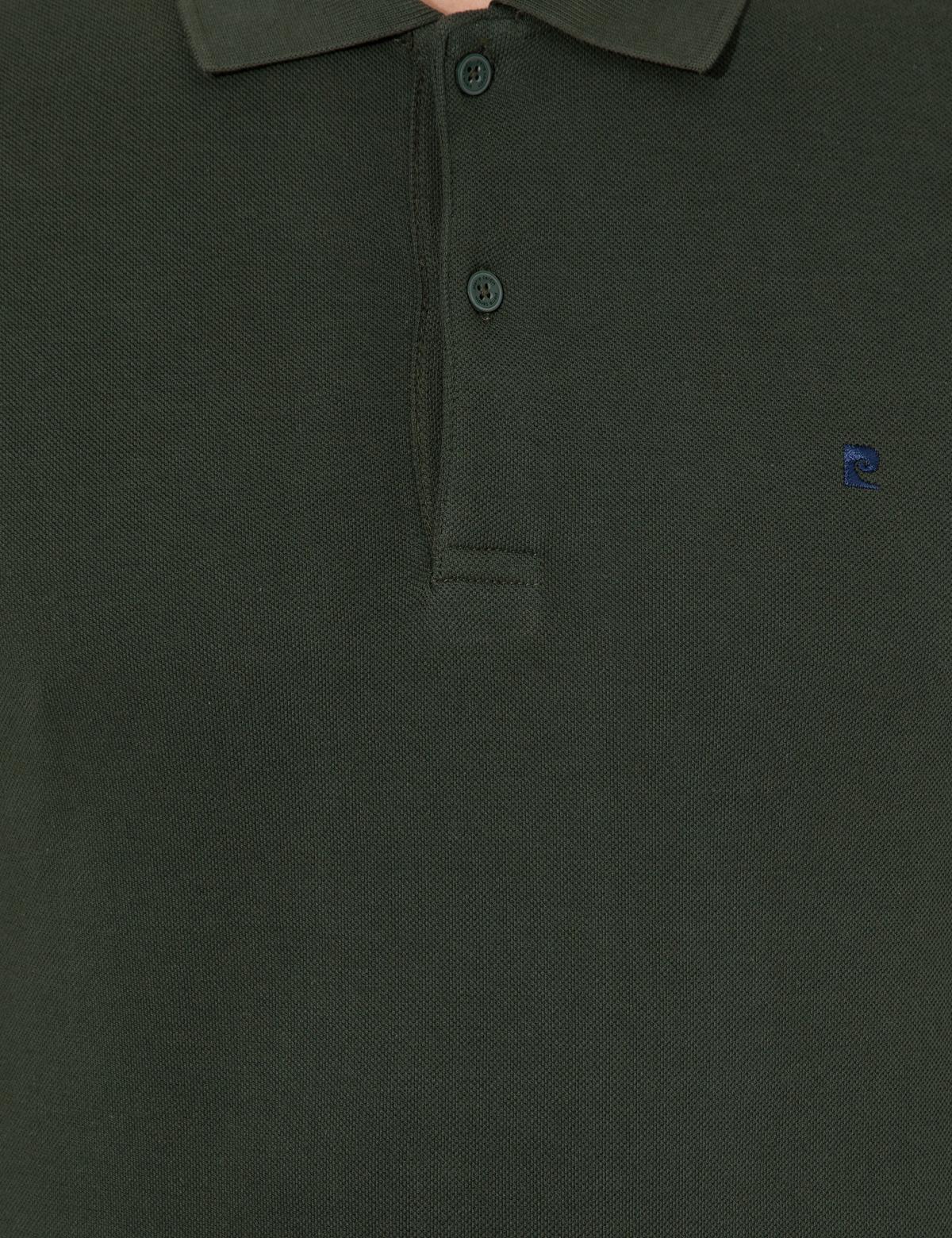 Koyu Yeşil Slim Fit Basic Sweatshirt - 50261102016