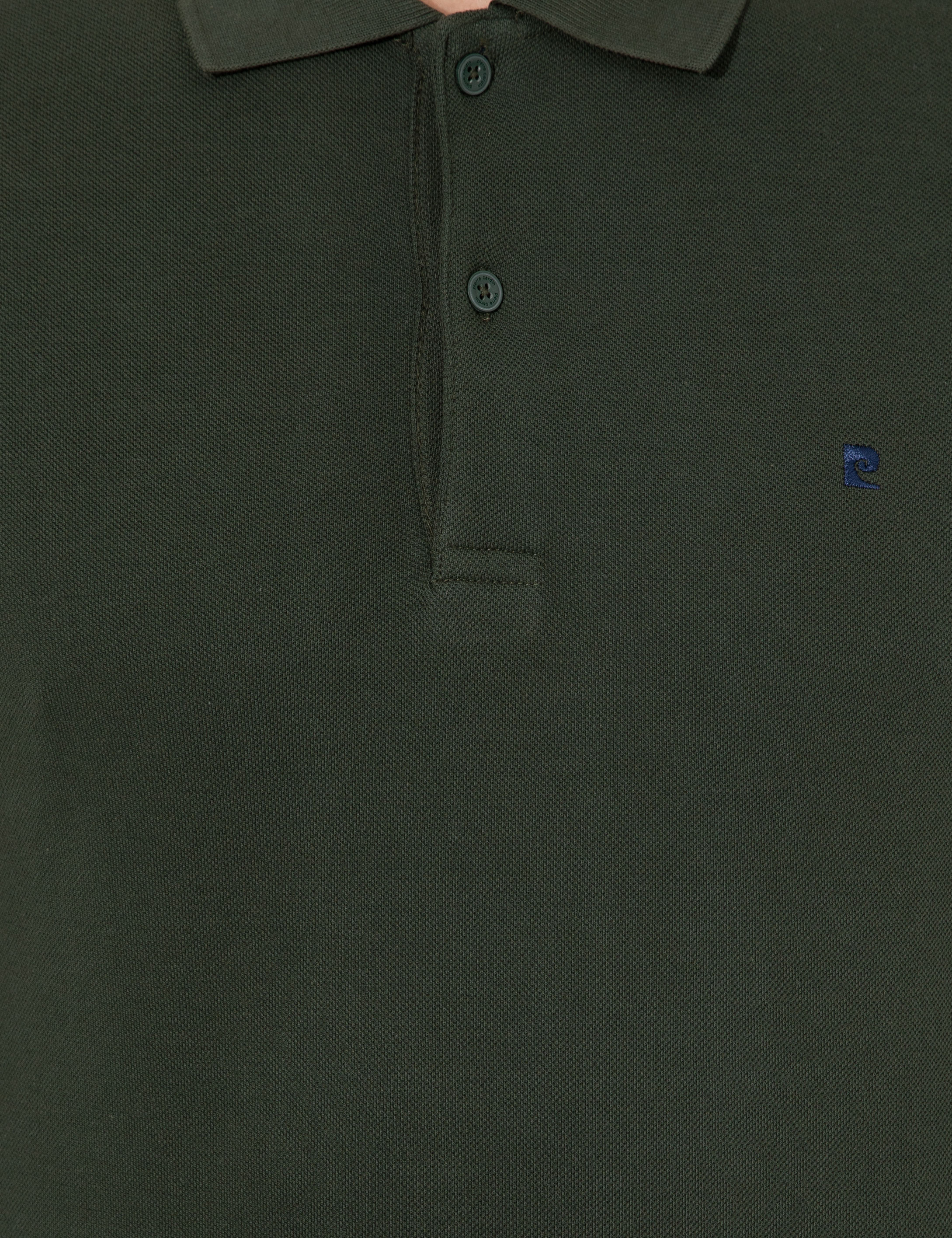 Koyu Yeşil Slim Fit Basic Sweatshirt