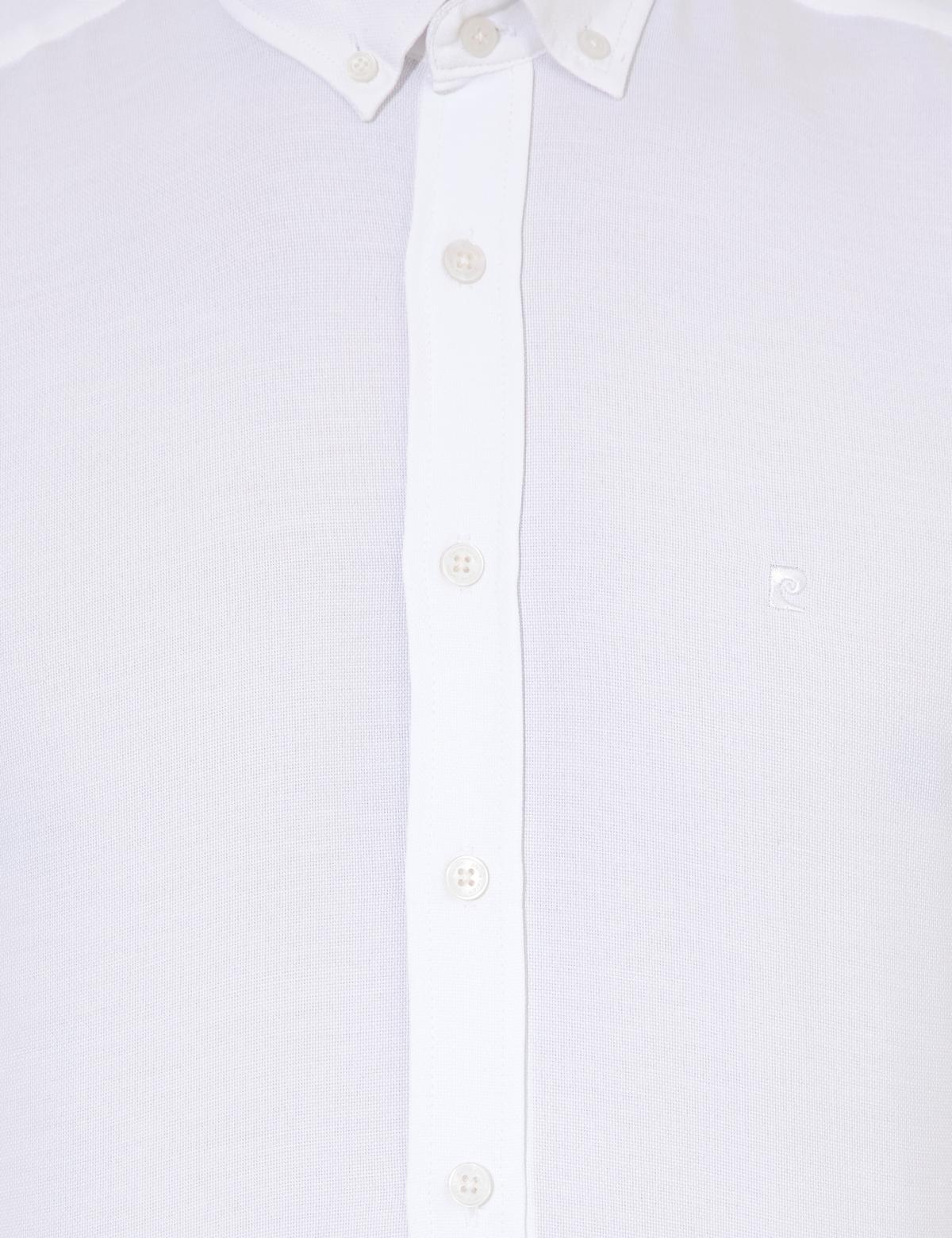 Beyaz Slim Fit Oxford Gömlek - 50255278025