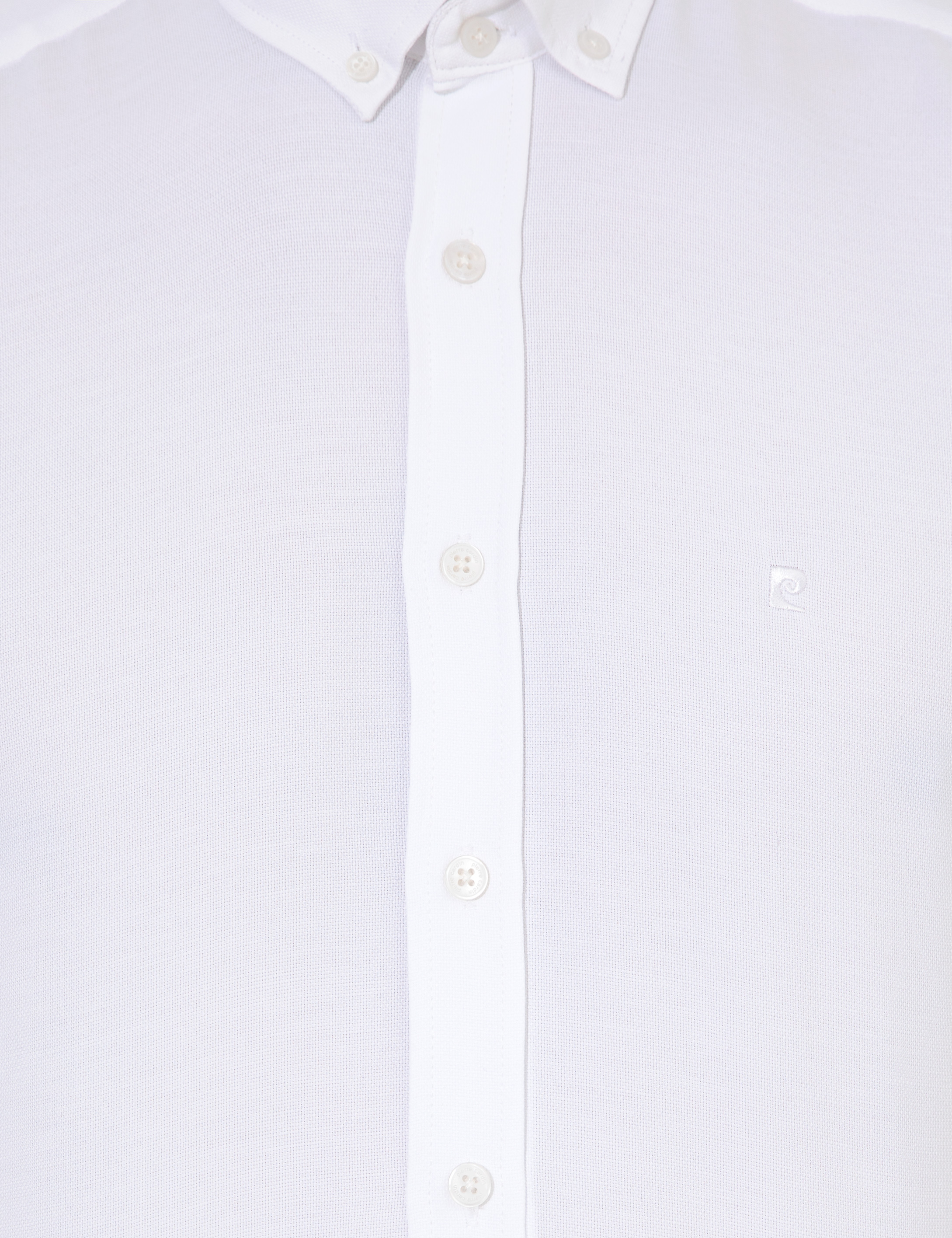 Beyaz Slim Fit Oxford Gömlek - Image 6