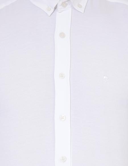 Beyaz Slim Fit Oxford Gömlek - 50255278025