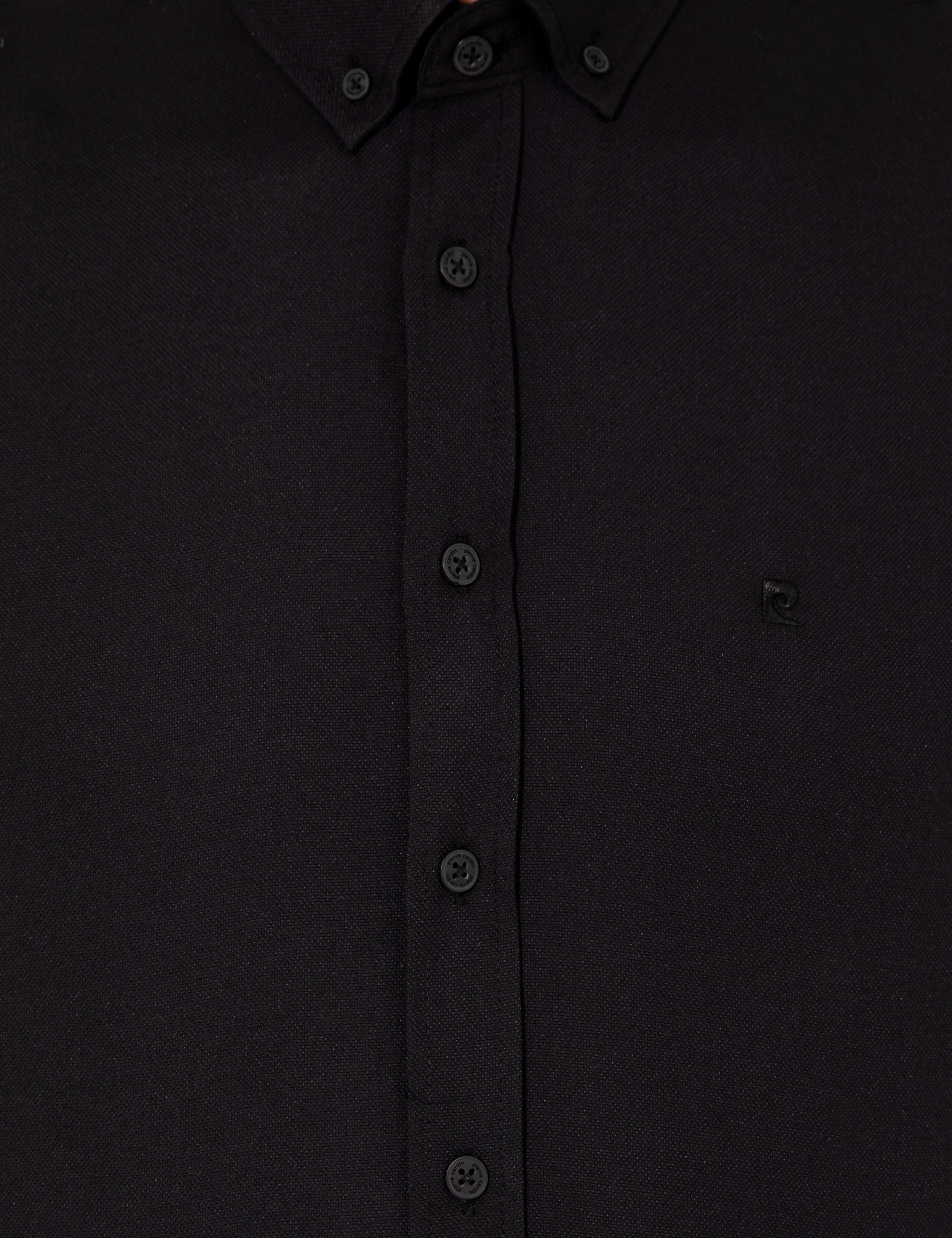 Siyah Slim Fit Oxford Gömlek