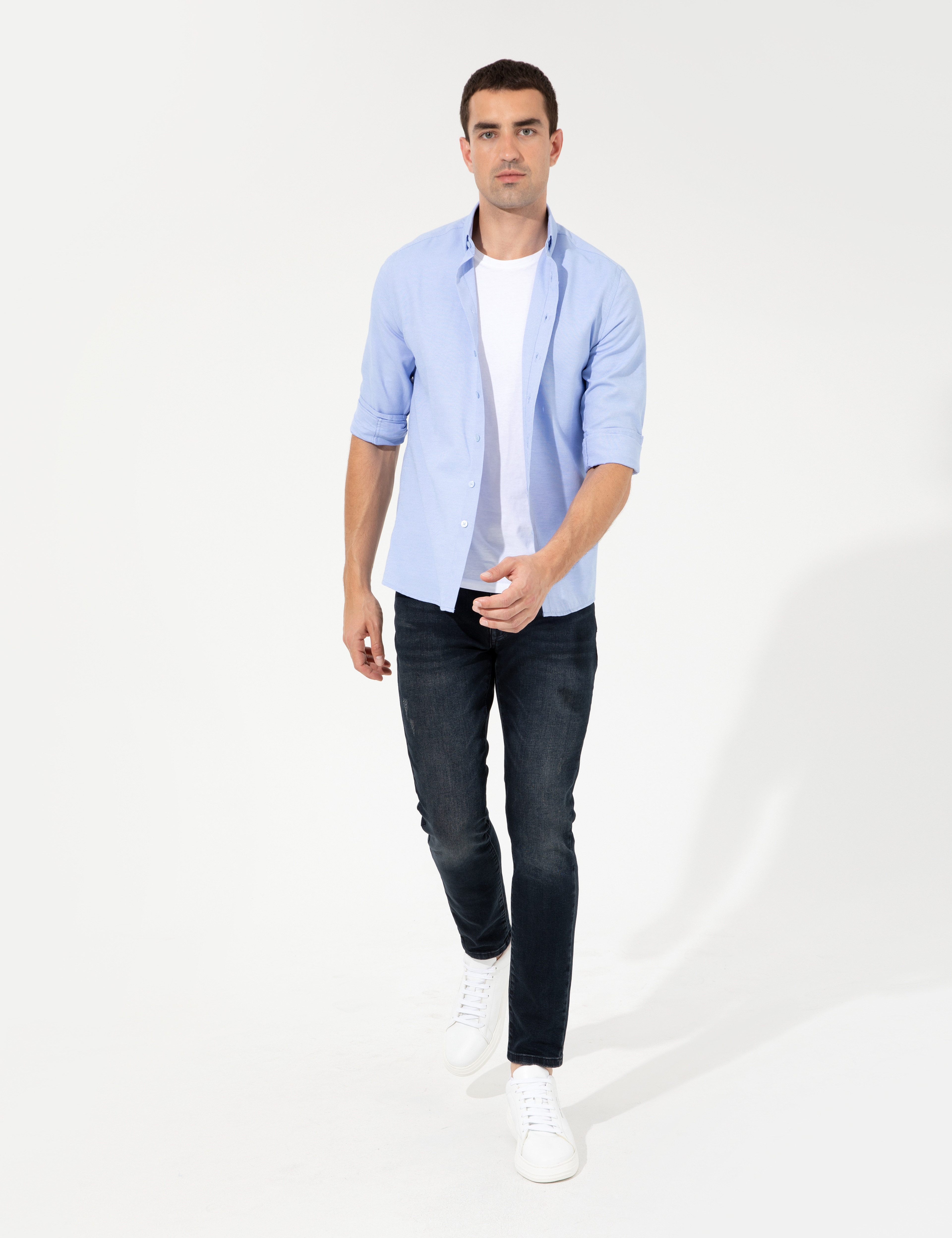 Mavi Slim Fit Oxford Gömlek