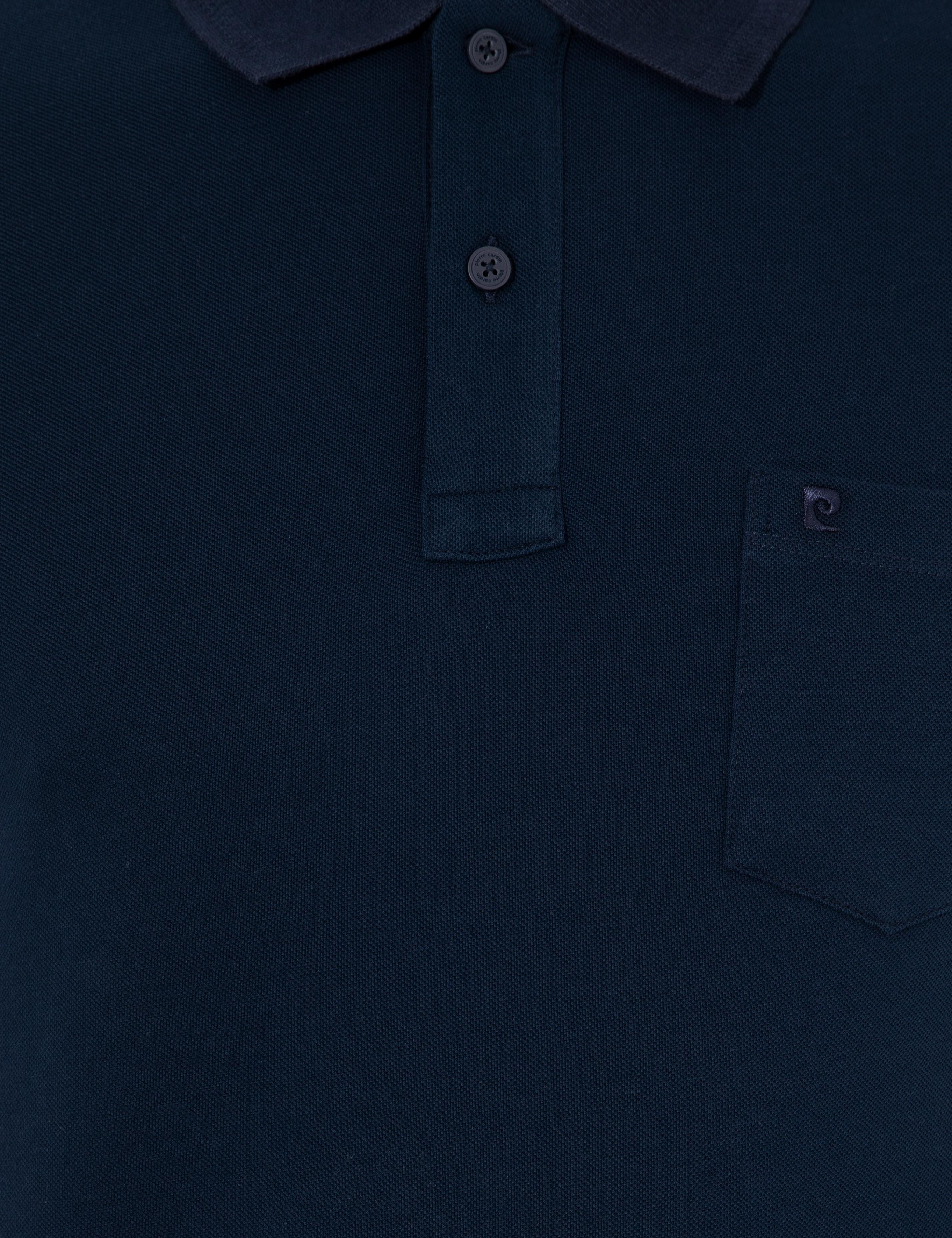 Lacivert Regular Fit Polo Yaka Basic Tişört