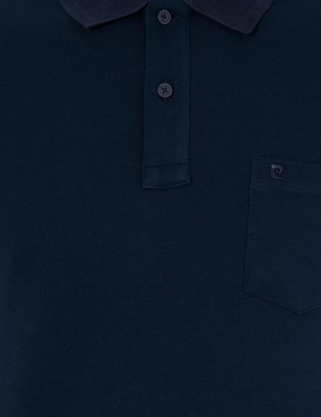 Lacivert Regular Fit Polo Yaka Basic Tişört - 50250209026