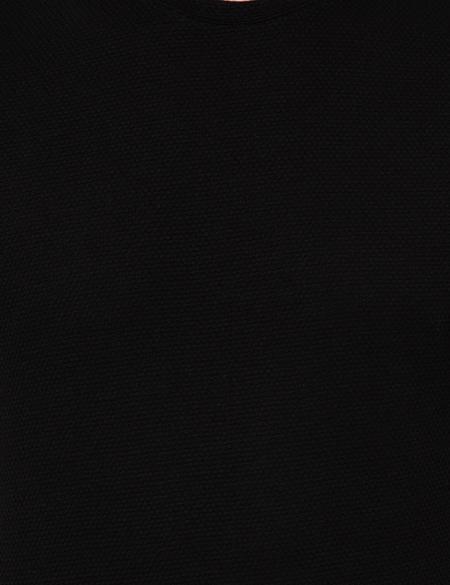 Siyah Slim Fit Tişört - 50249809044