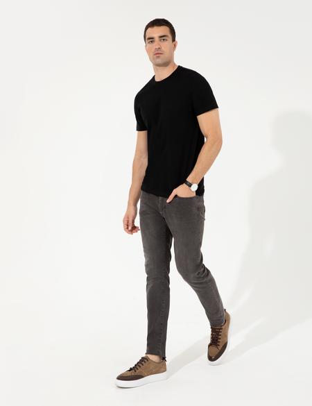 Siyah Slim Fit Tişört - 50249809044