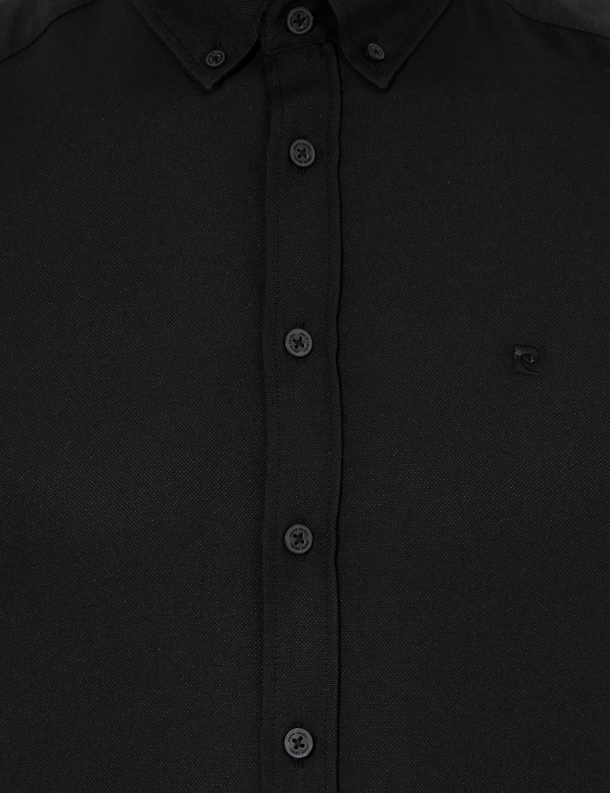 Siyah Slim Fit Oxford Gömlek - 50255275021