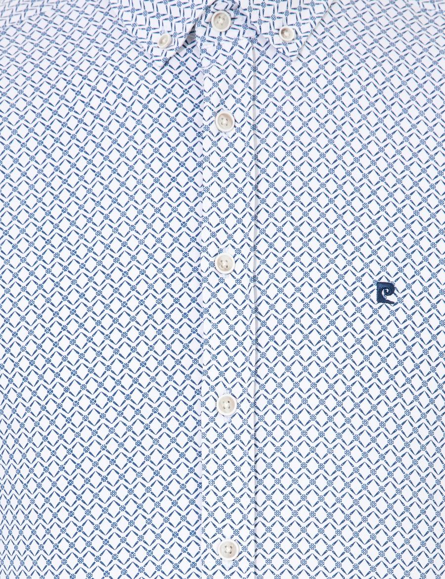 Lacivert Slim Fit Uzun Kollu Gömlek