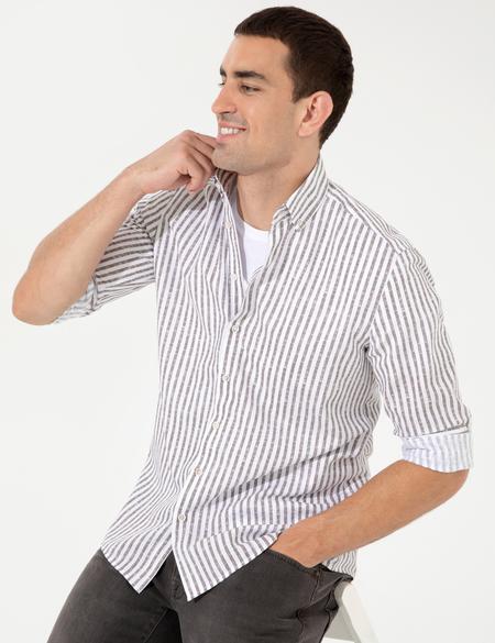 Vizon Regular Fit Uzun Kollu Gömlek - 50252501016