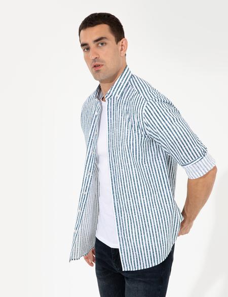 Zümrüt Regular Fit Uzun Kollu Gömlek - 50252501001