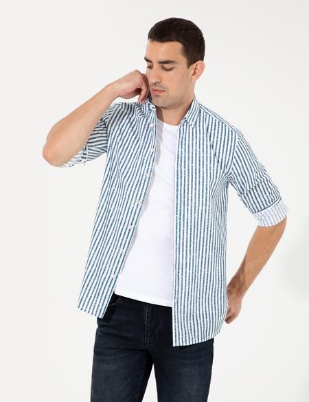 Zümrüt Regular Fit Uzun Kollu Gömlek - 50252501001