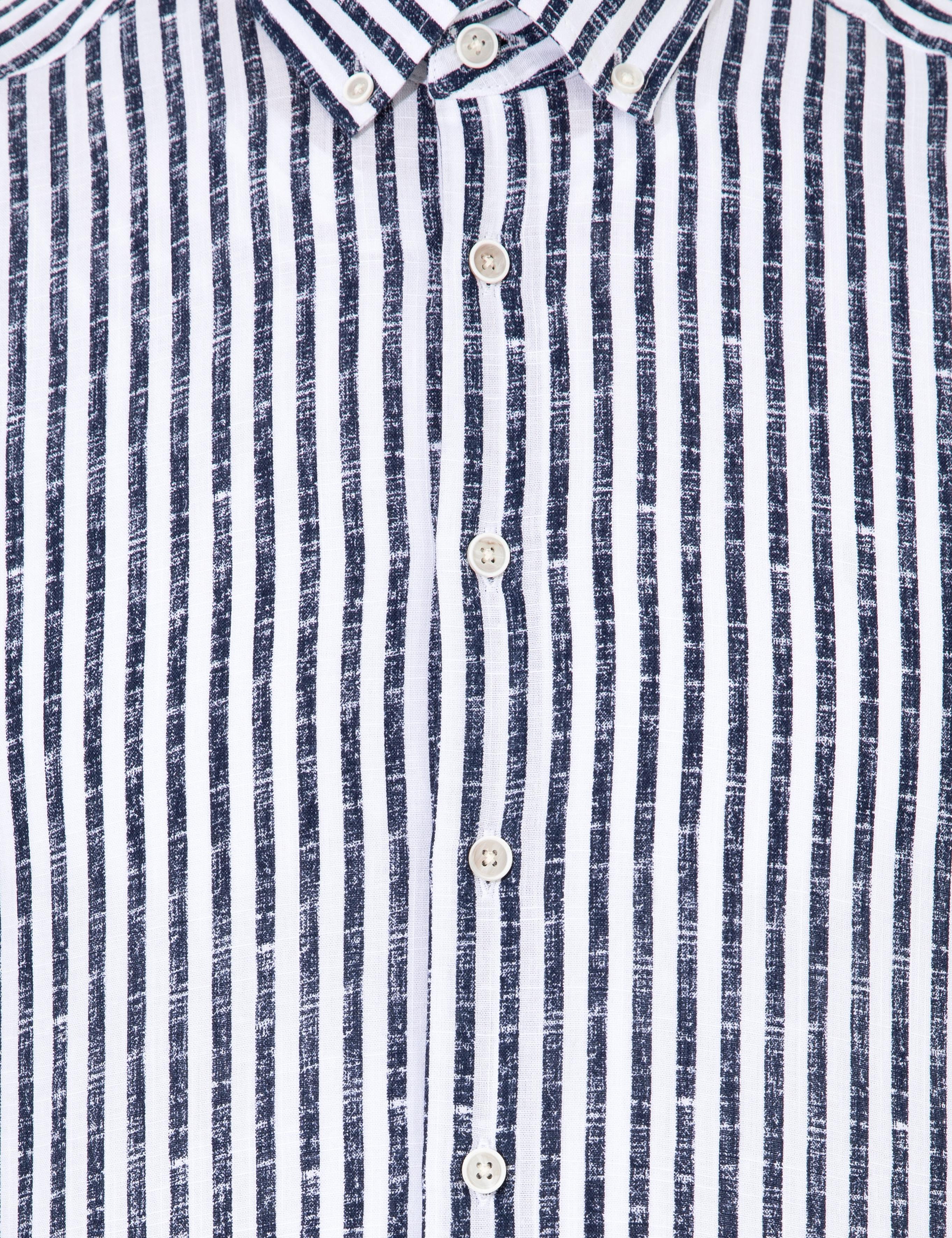 Lacivert Regular Fit Uzun Kollu Gömlek