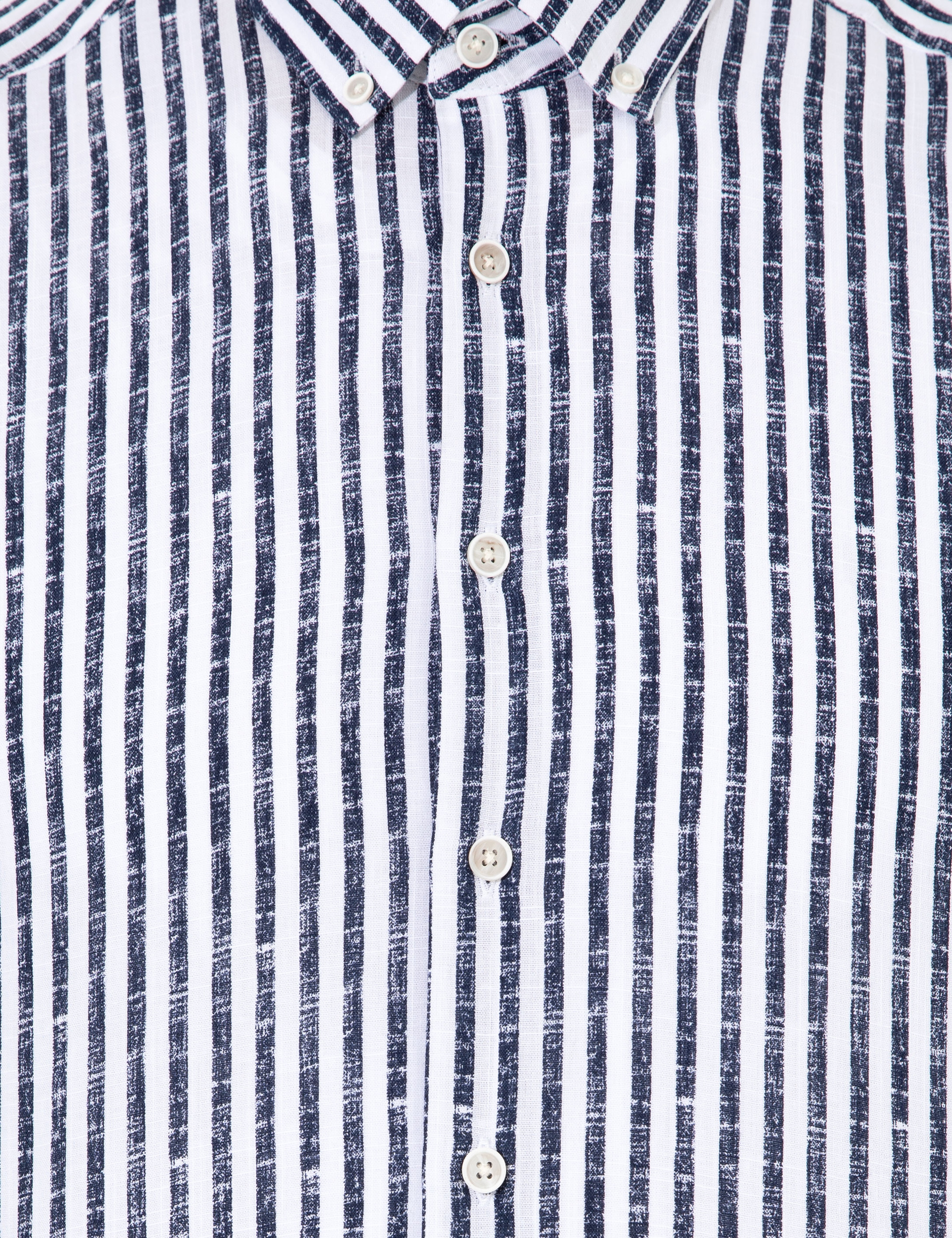 Lacivert Regular Fit Uzun Kollu Gömlek - Image 6
