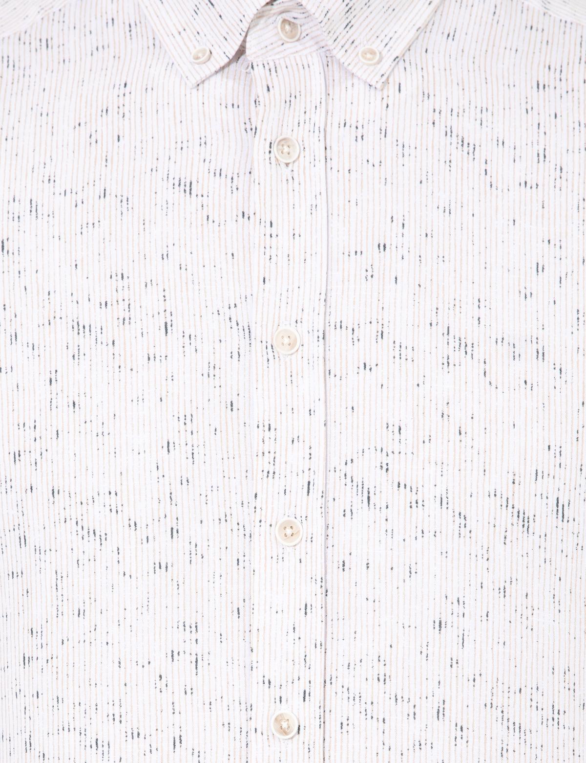 Haki Slim Fit Uzun Kollu Gömlek - 50252263009