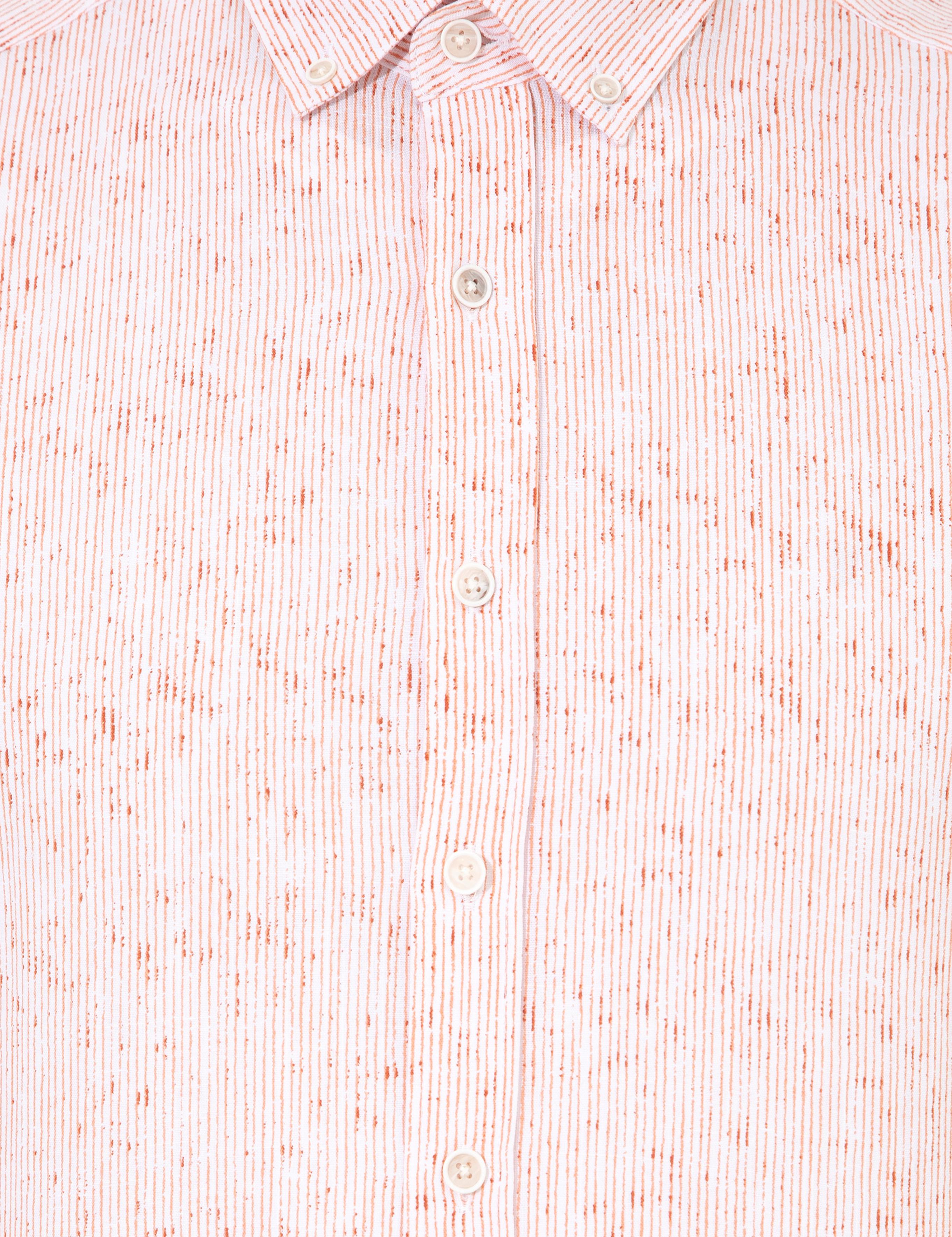 Kiremit Slim Fit Uzun Kollu Gömlek