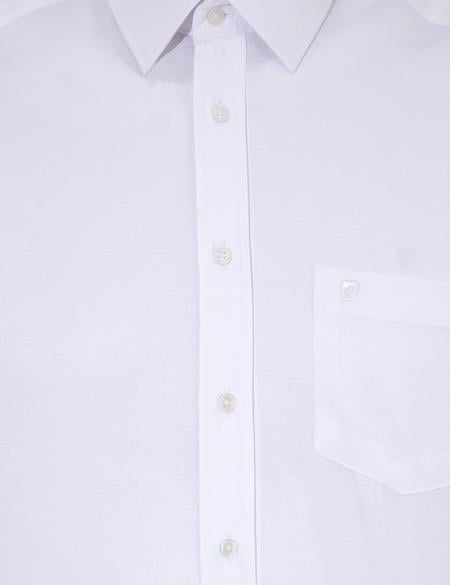 Beyaz Regular Fit Kısa Kollu Gömlek - 50255266001