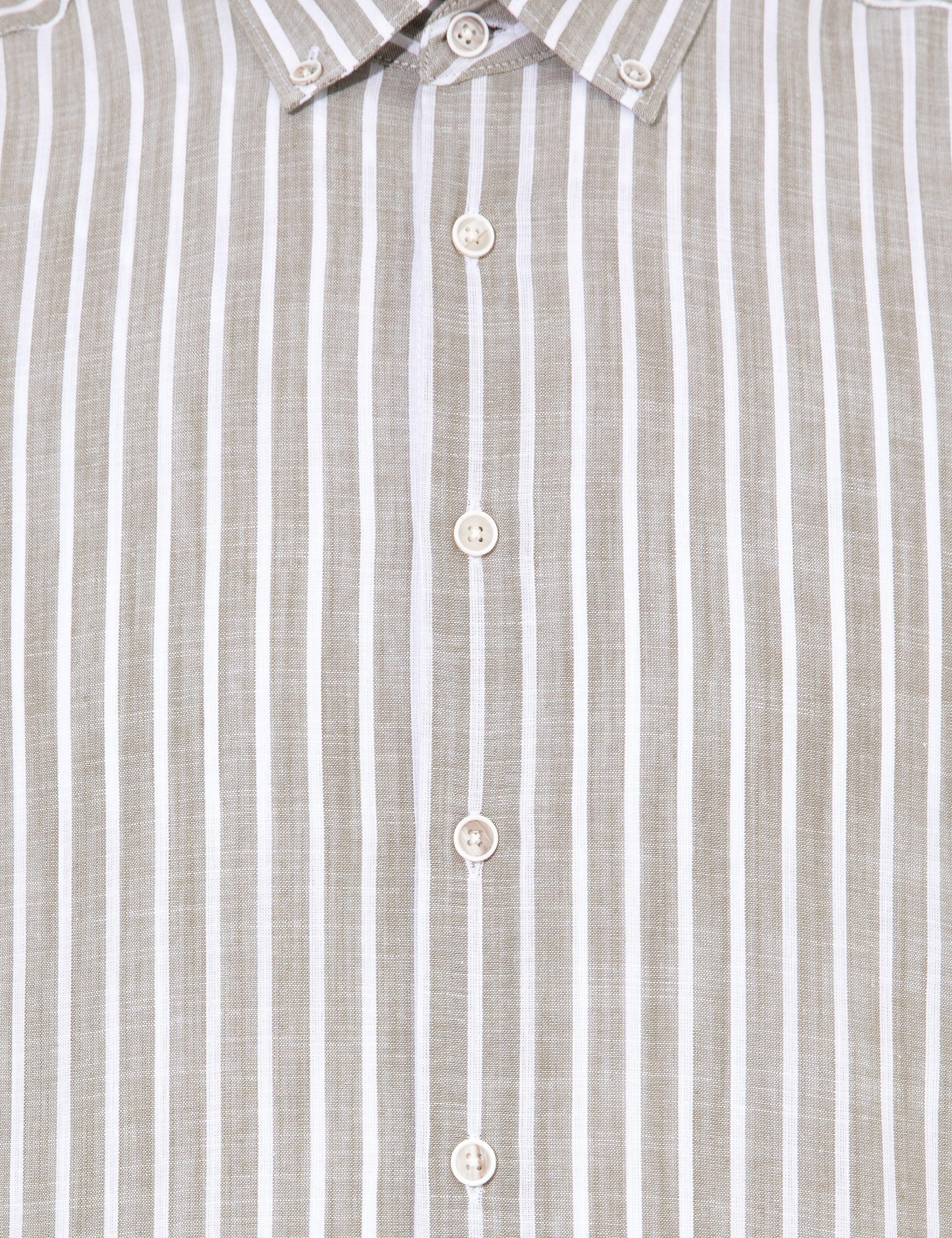 Haki Regular Fit Uzun Kollu Gömlek