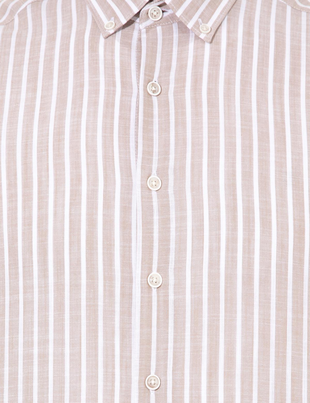 Bej Regular Fit Uzun Kollu Gömlek - 50252478024