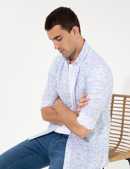 Mavi Slim Fit Uzun Kollu Gömlek - 50255265029