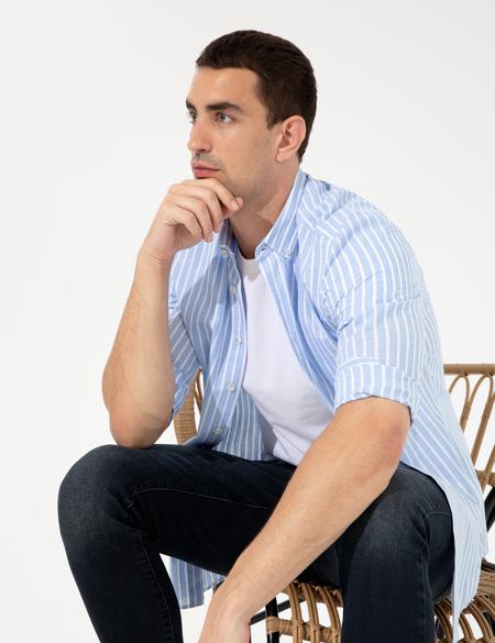 Mavi Regular Fit Uzun Kollu Gömlek - 50252478007