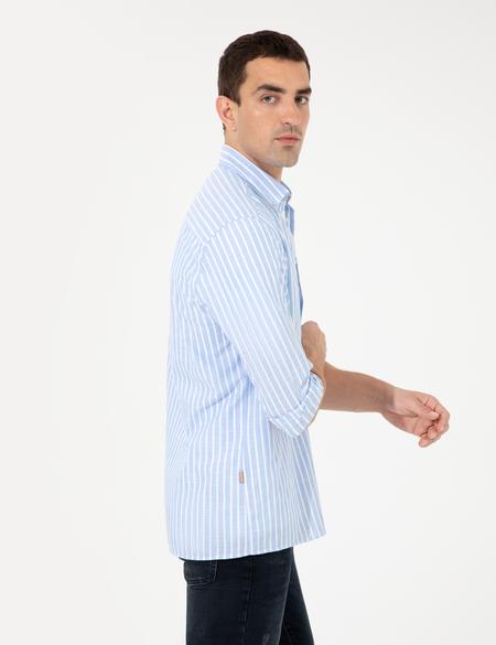 Mavi Regular Fit Uzun Kollu Gömlek - 50252478007