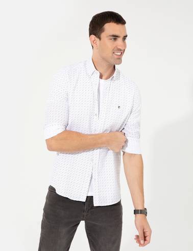 Haki Slim Fit Uzun Kollu Gömlek