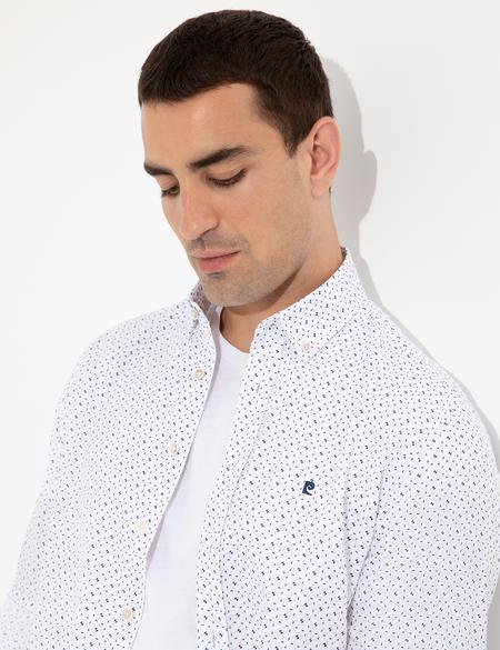 Lacivert Slim Fit Uzun Kollu Gömlek - 50252486012