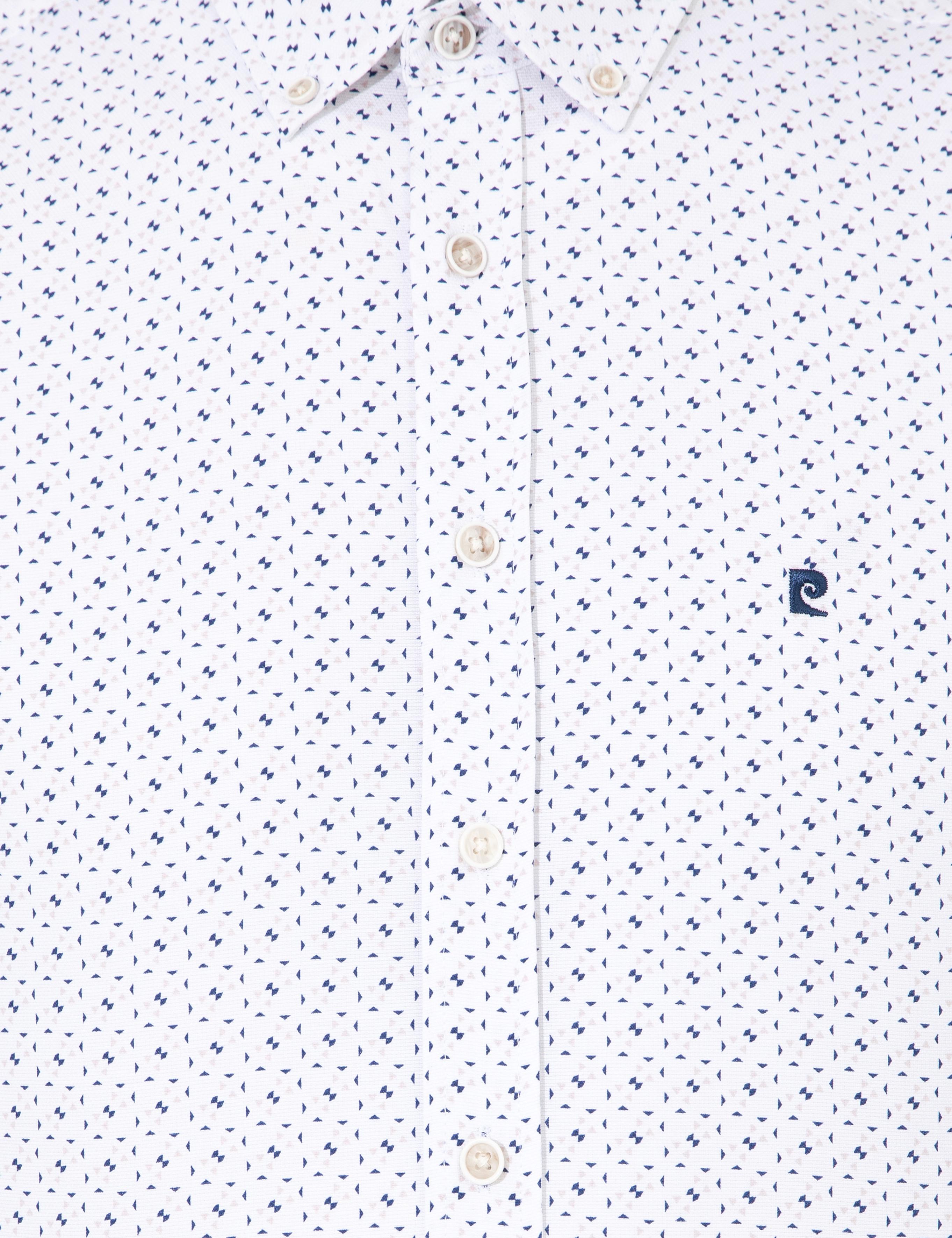 Lacivert Slim Fit Uzun Kollu Gömlek