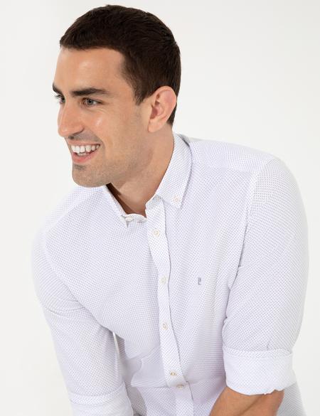 Antrasit Slim Fit Uzun Kollu Gömlek - 50252487003