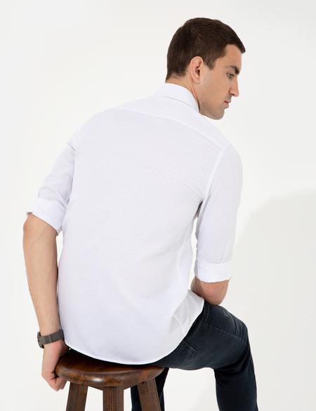 Antrasit Slim Fit Uzun Kollu Gömlek - 50252487003