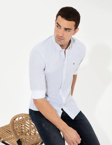 Zümrüt Slim Fit Uzun Kollu Gömlek