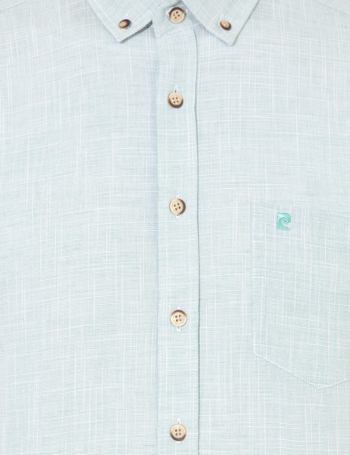 Yeşil Regular Fit Kısa Kollu Gömlek - 50249763120