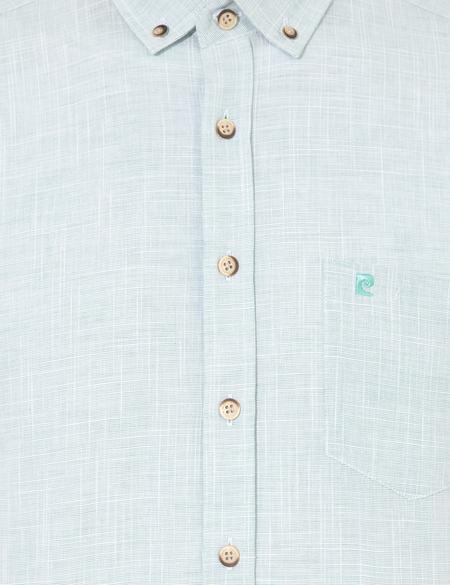 Yeşil Regular Fit Kısa Kollu Gömlek - 50249763120