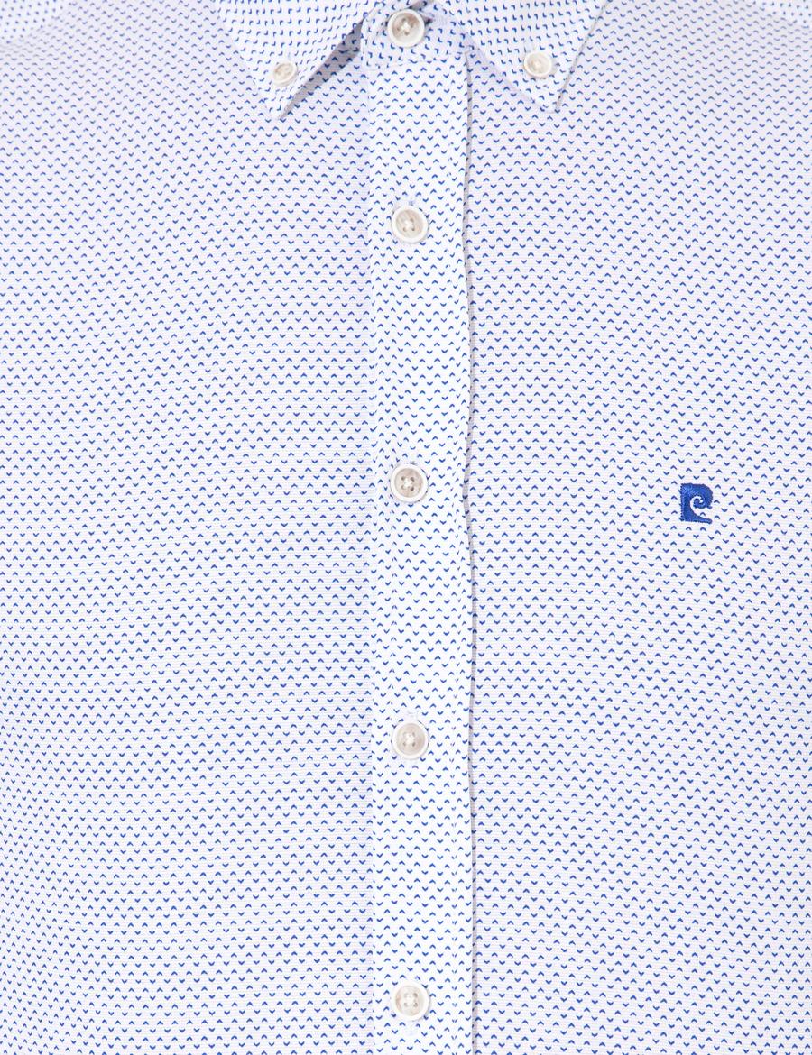 Lacivert Slim Fit Uzun Kollu Gömlek