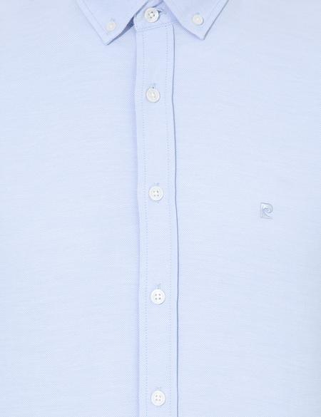 Açık Mavi Slim Fit Oxford Gömlek - 50255278070