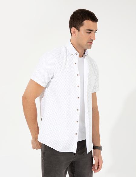 Haki Regular Fit Kısa Kollu Gömlek - 50251224007