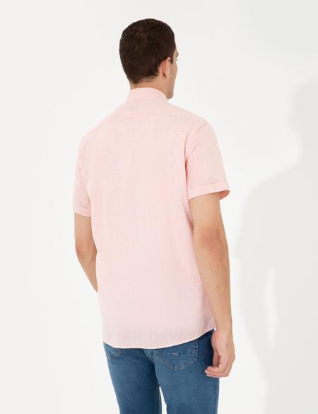 Turuncu Regular Fit Kısa Kollu Gömlek - 50249763100