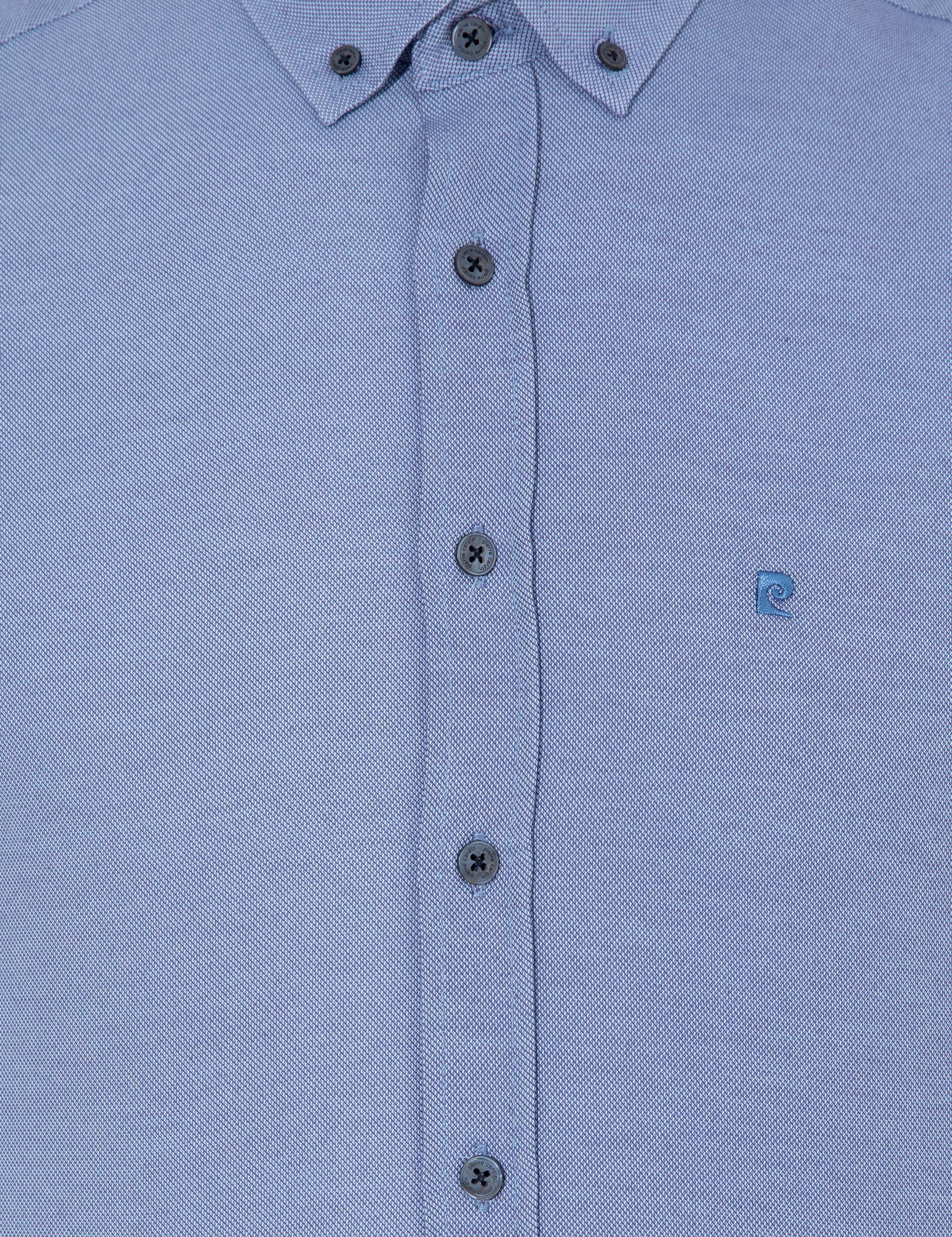 Lacivert Slim Fit Oxford Gömlek - Image 6