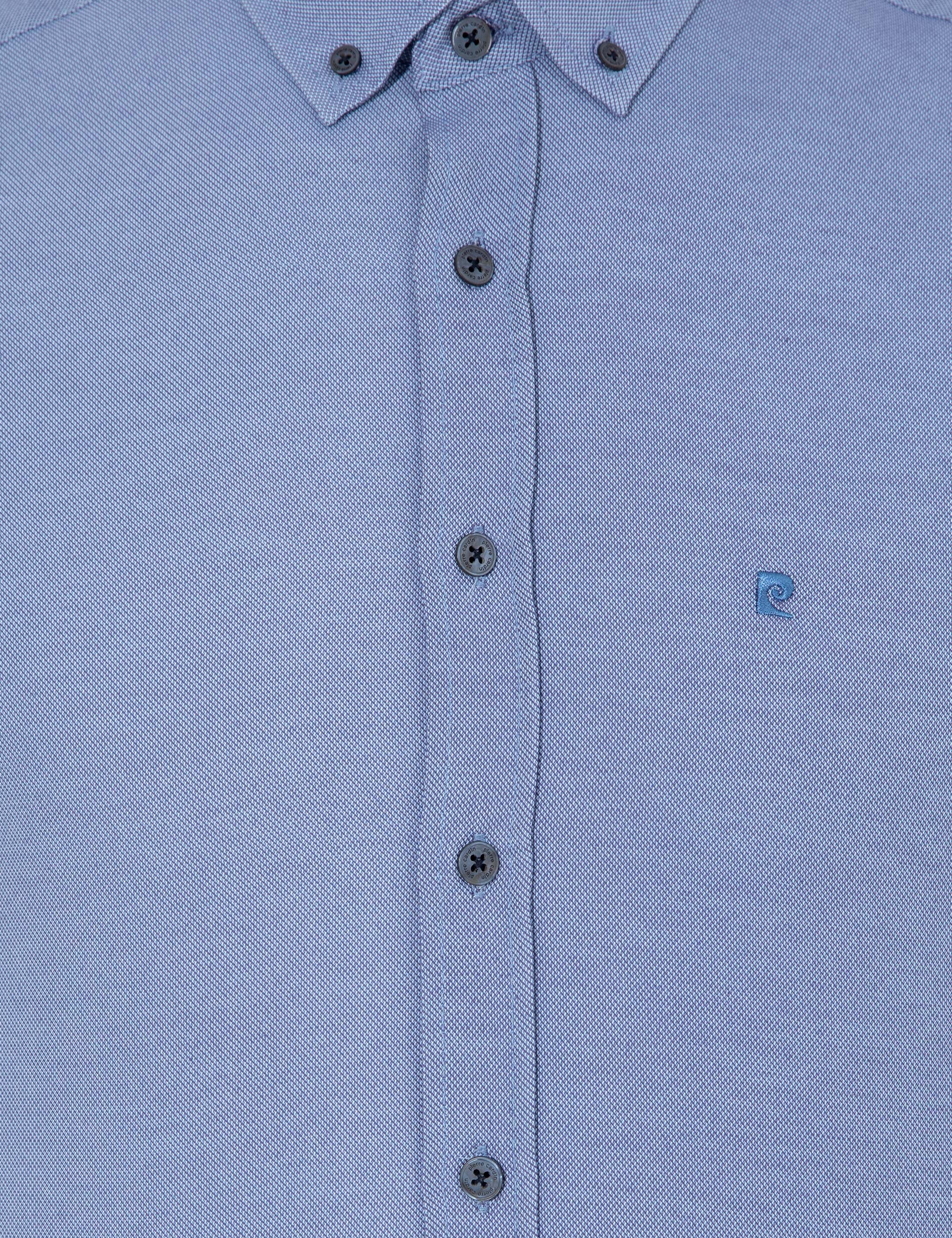 Lacivert Slim Fit Oxford Gömlek