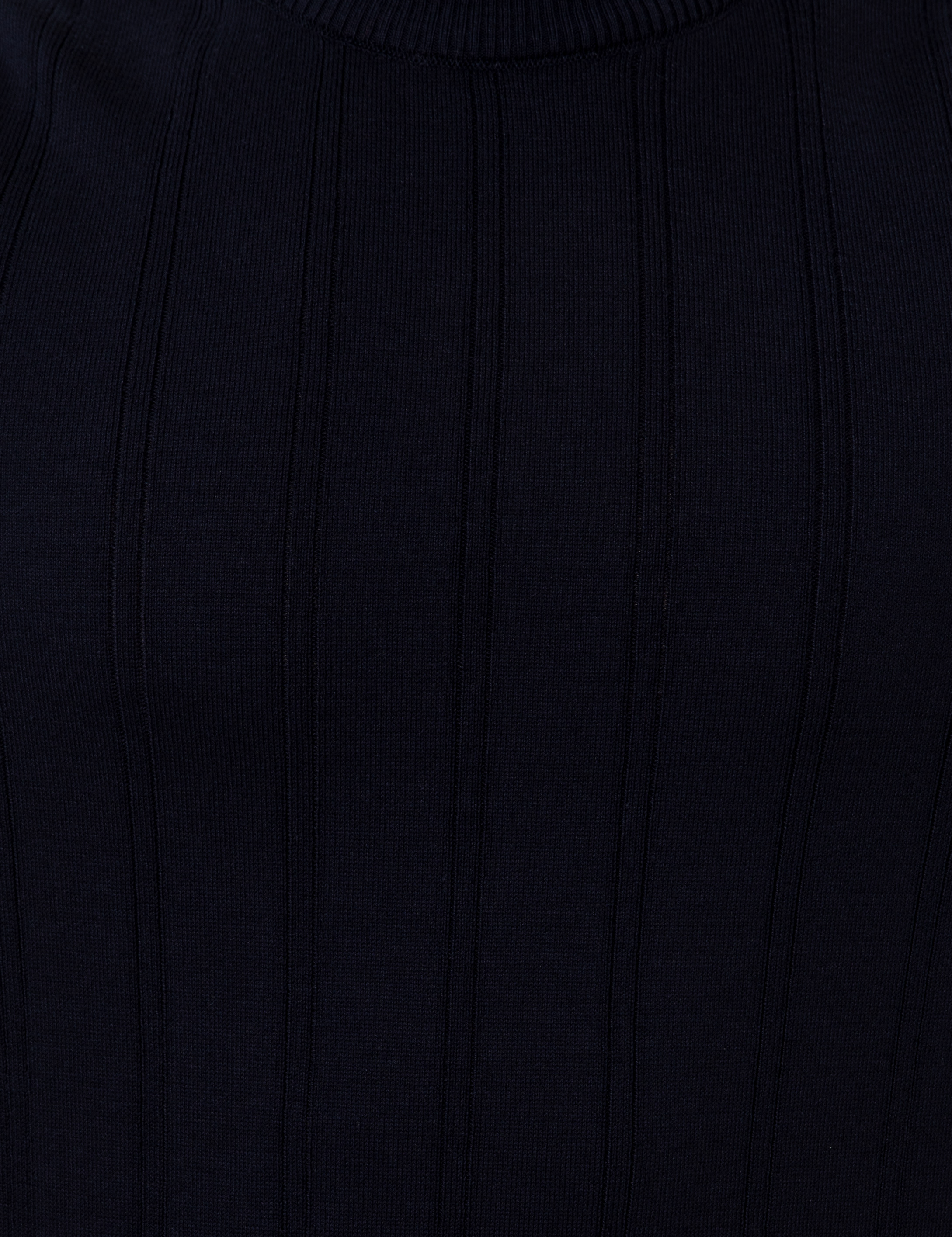 Lacivert Slim Fit Yarım Balıkçı Triko Kazak