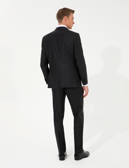 Siyah Slim Fit Smokin Damatlık - 50222948014